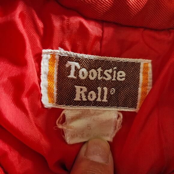 Vintage Tootsie Roll Car Racing Patches Puffer Jump Suit Size 5 - Picture 10 of 14